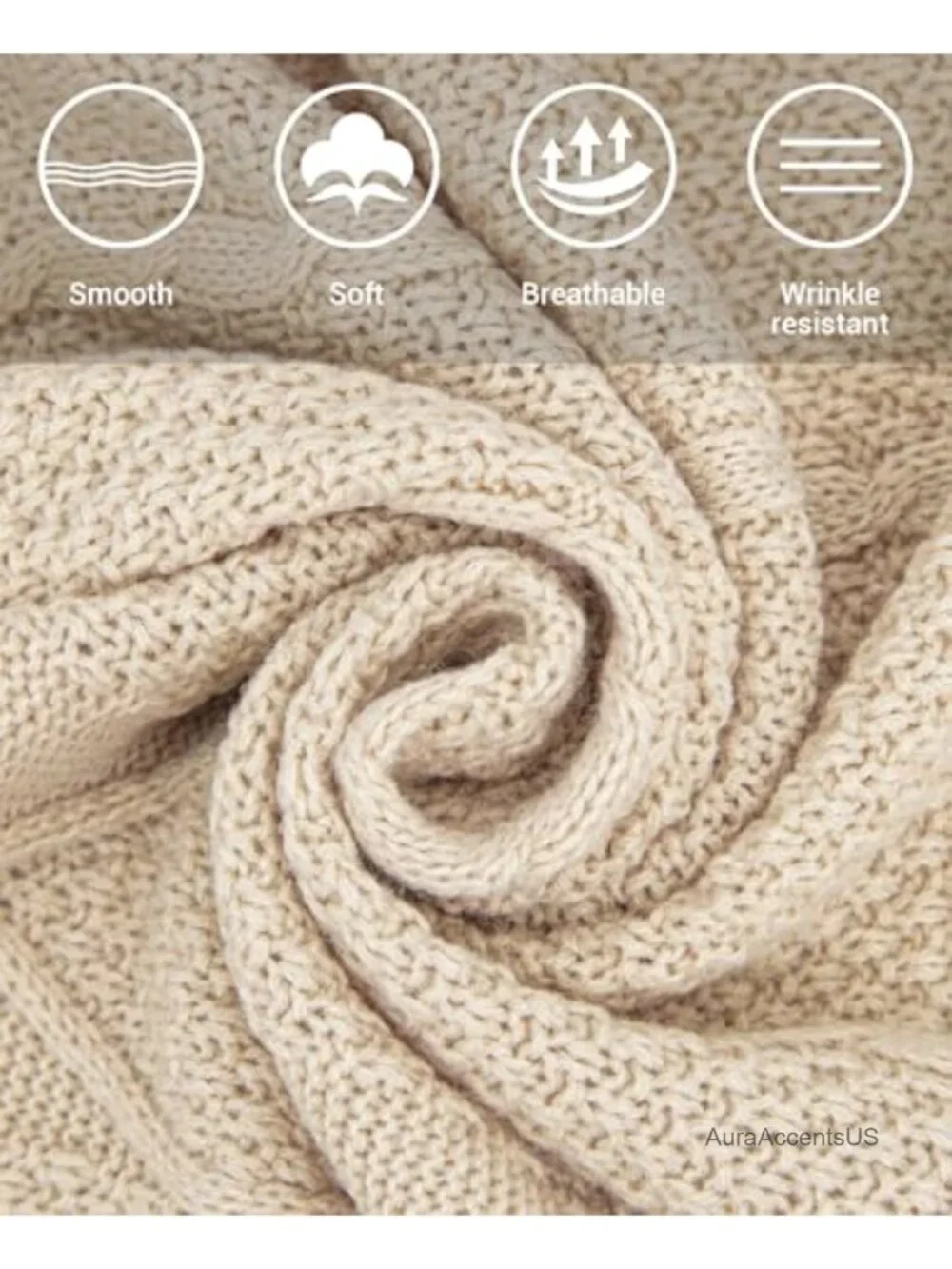 MissShorthair Women's Knit Poncho Shawl Wrap Soft Cape Scarf
